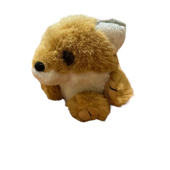 Vintage 1988 MJC International Fox Plush Stuffed Animal Can be Hung 5" - Picture 2 of 5